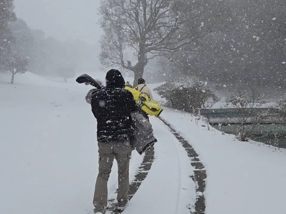 【閲覧注意？】雪を舐めたらいかんぜよ…❄️⛳️