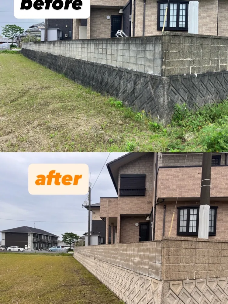 塀を洗えば、心も家もパッと明るくなる。